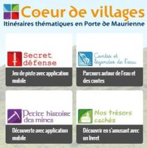 Coeur de village itinéraires en Porte de Maurienne