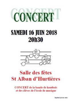 Concert hautbois et clarinettes Ecole de musique Porte de Maurienne 2018